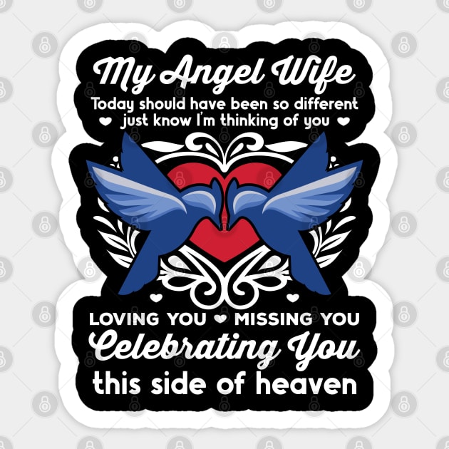 My Angel Wife Blue Jay 2 Sticker by RadStar